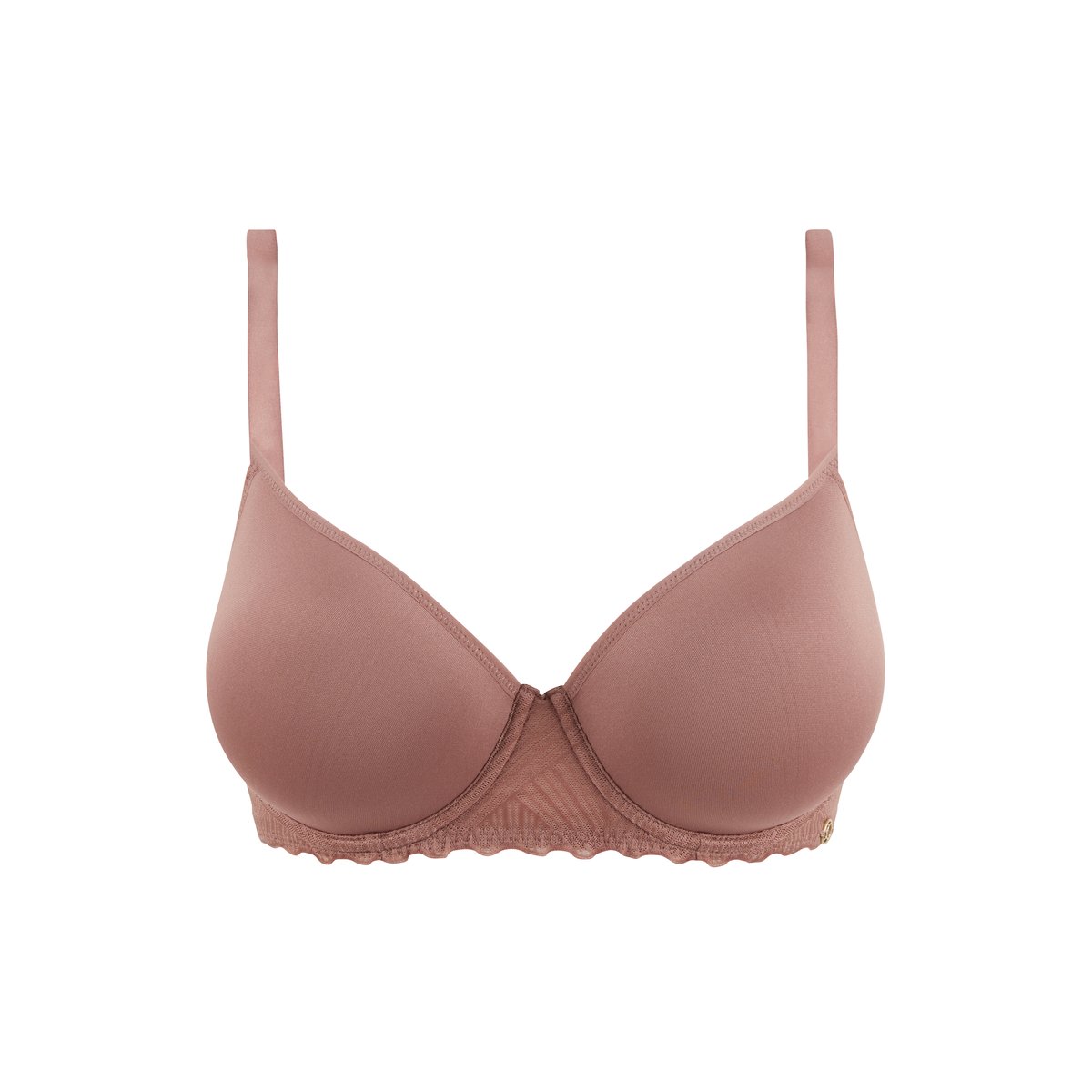 Soutien-gorge moulé DAILY SOFTNESS noisette, SANS COMPLEXE