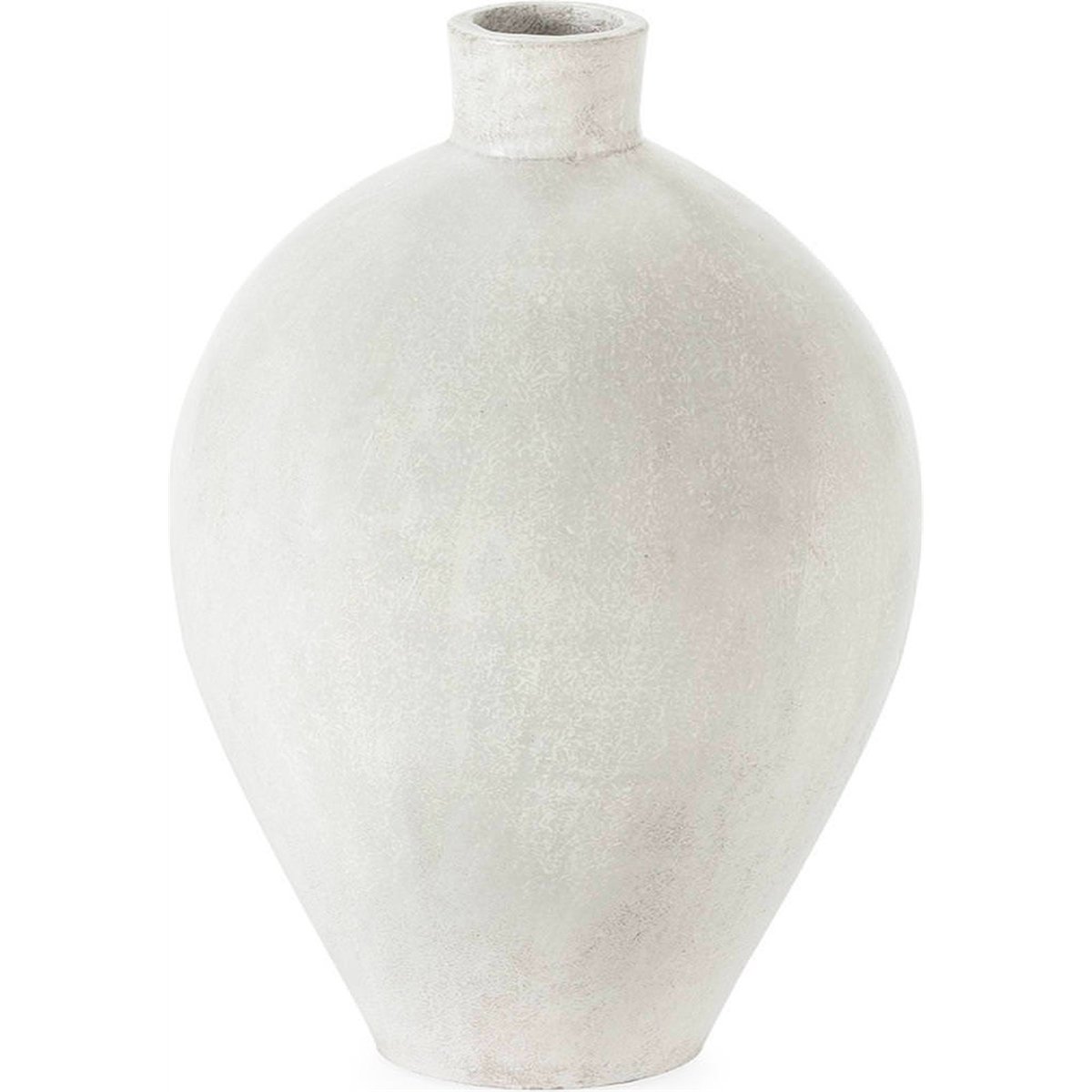 Cache-pot en fibres-ciment blanc, RECOLLECTION