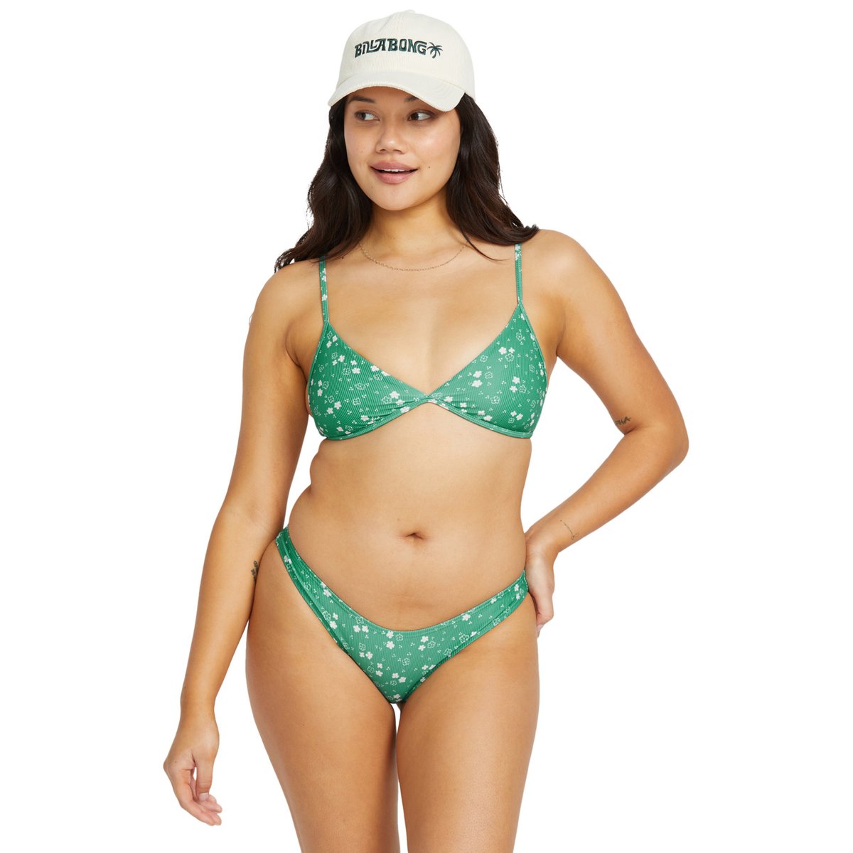 Bas de bikini couvrance medium IN THE GREEN vert island green, BILLABONG