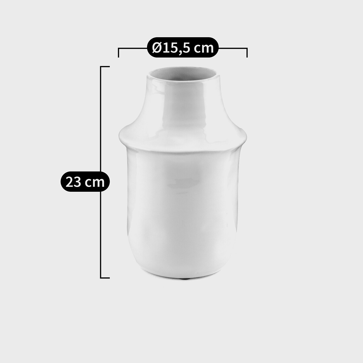 Vase en céramique H23 cm, Filipio acajou, LA REDOUTE INTERIEURS