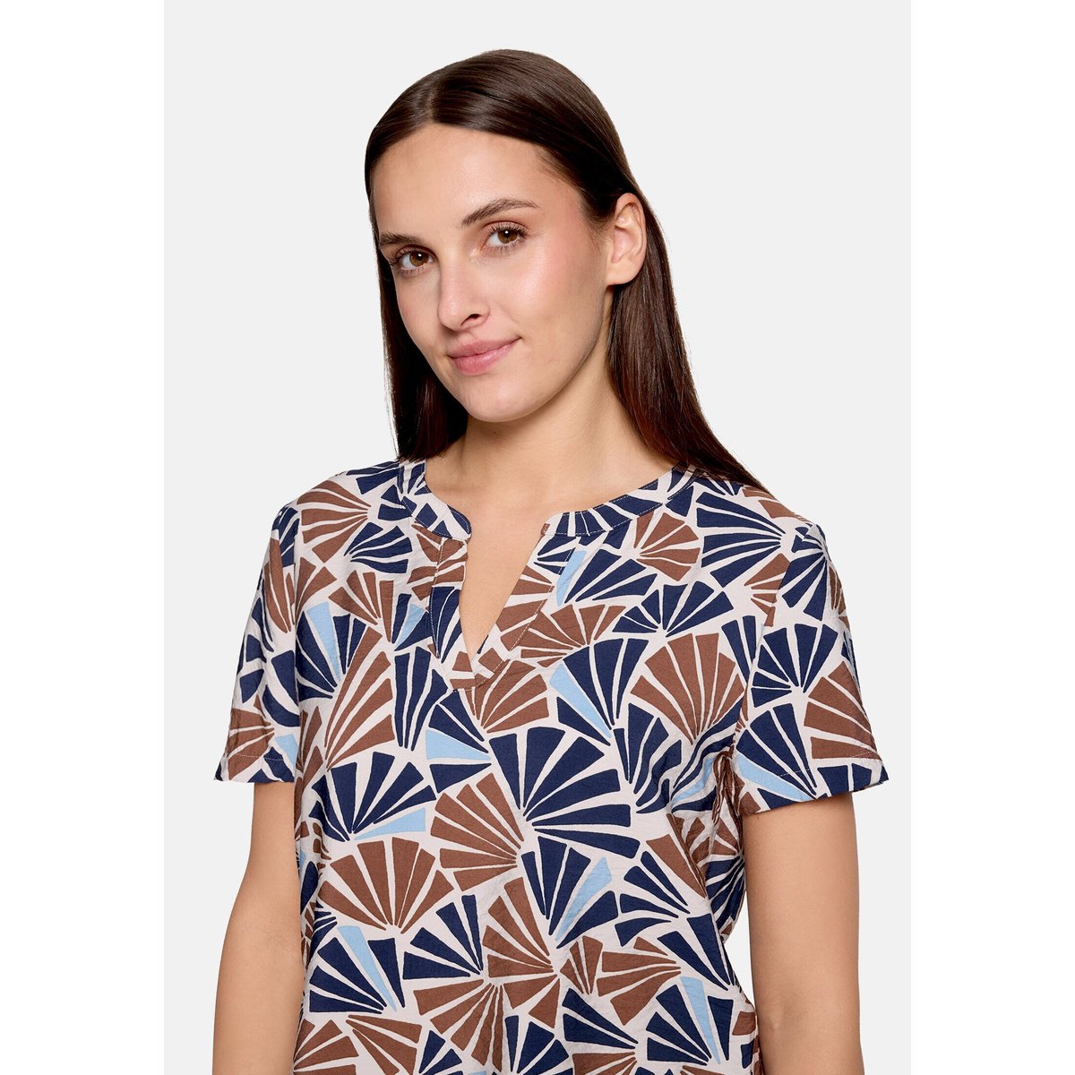 Tunique manches courtes nature/brown, BETTY & CO
