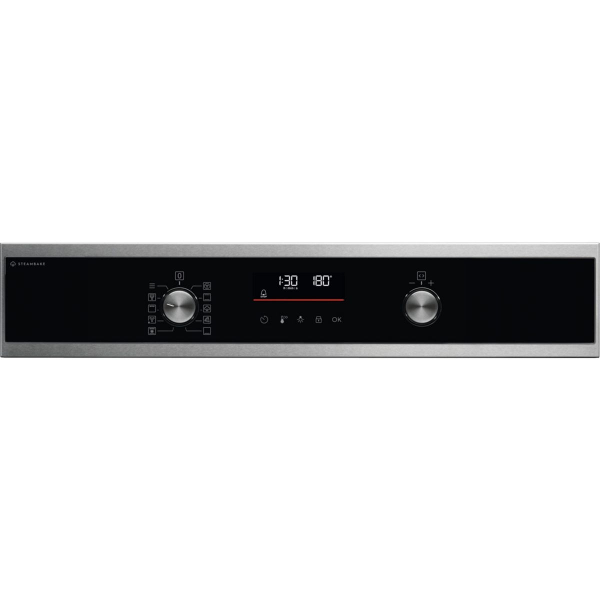 Four encastrable EOD6P46X Pyrolyse Chaleur tournante et Vapeur SteamBake 72L inox anti-traces, ELECTROLUX