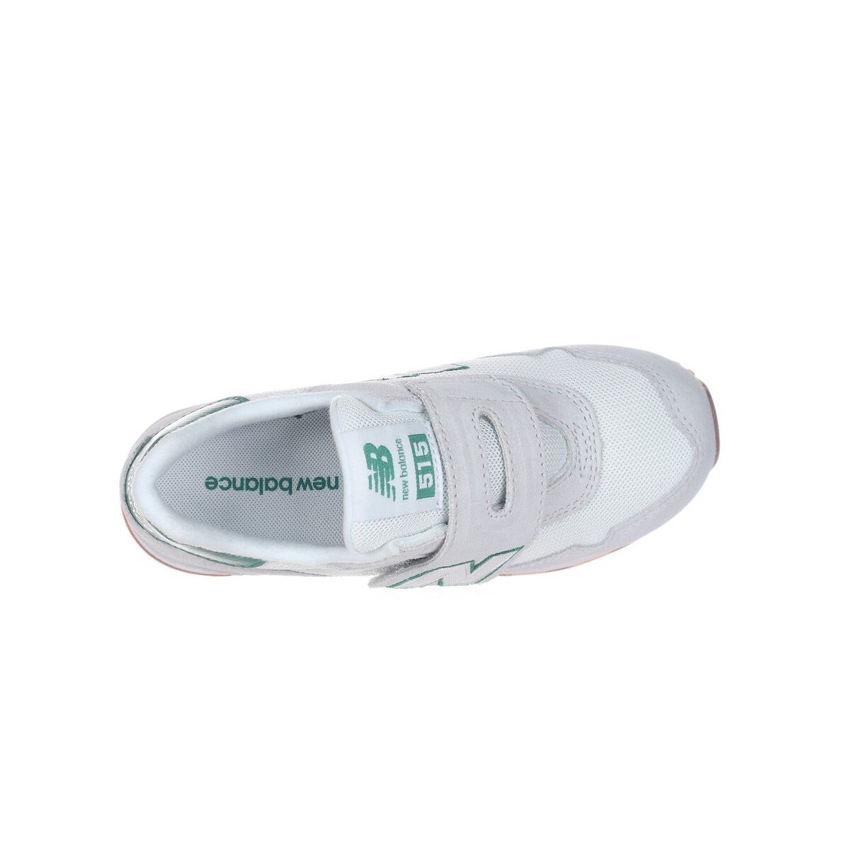 Baskets 515 blanc/gris/vert, NEW BALANCE