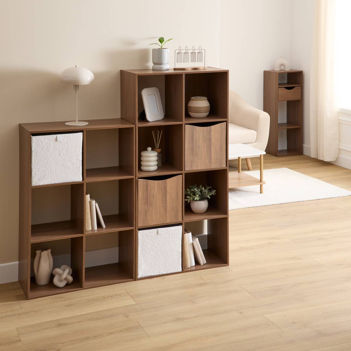 Étagère rectangulaire MIX'N MODUL marron, 5FIVE SIMPLY SMART