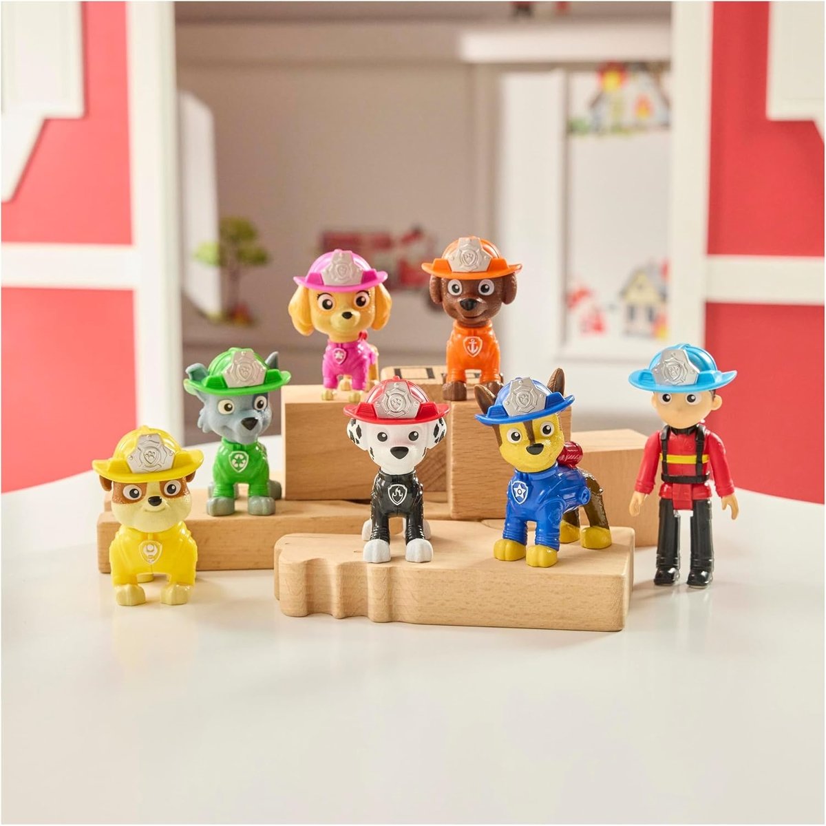 PAW Patrol - Fire Rescue - Set cadeau de figurines multicolore, SPIN MASTER