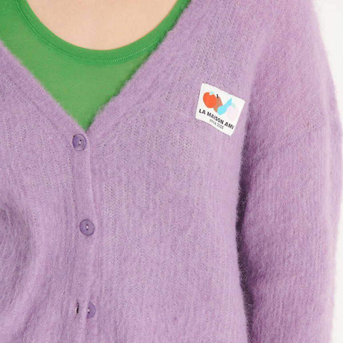 Nenybay V-Neck Cardigan 90010141, AMERICAN VINTAGE