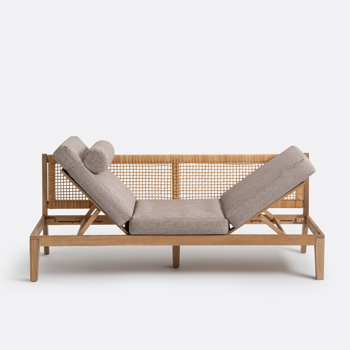 Modulaire tuinbank, 3-zits Cedalia kleur naturel, LA REDOUTE INTERIEURS