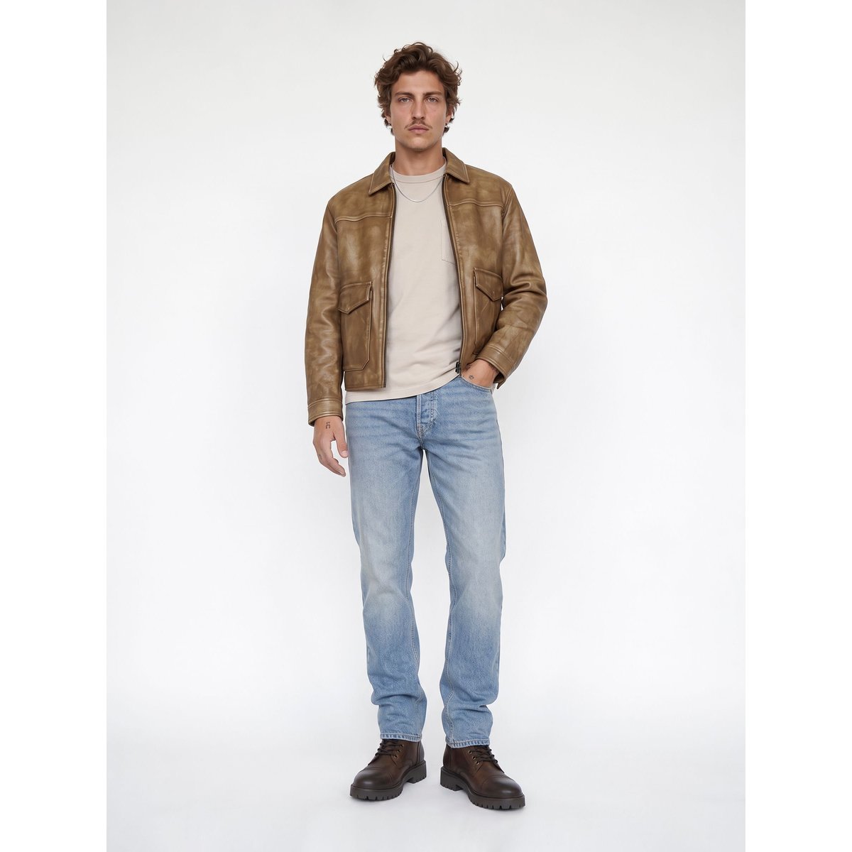 Jean Coupe Décontractée blue denim 1, JACK & JONES