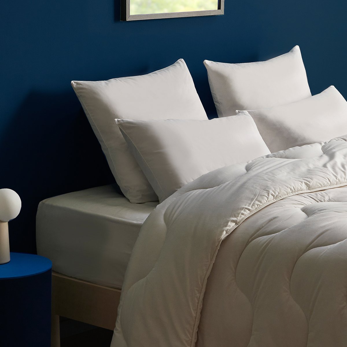 Pack couette tempérée + oreiller(s) anti punaises de lit blanc, DODO