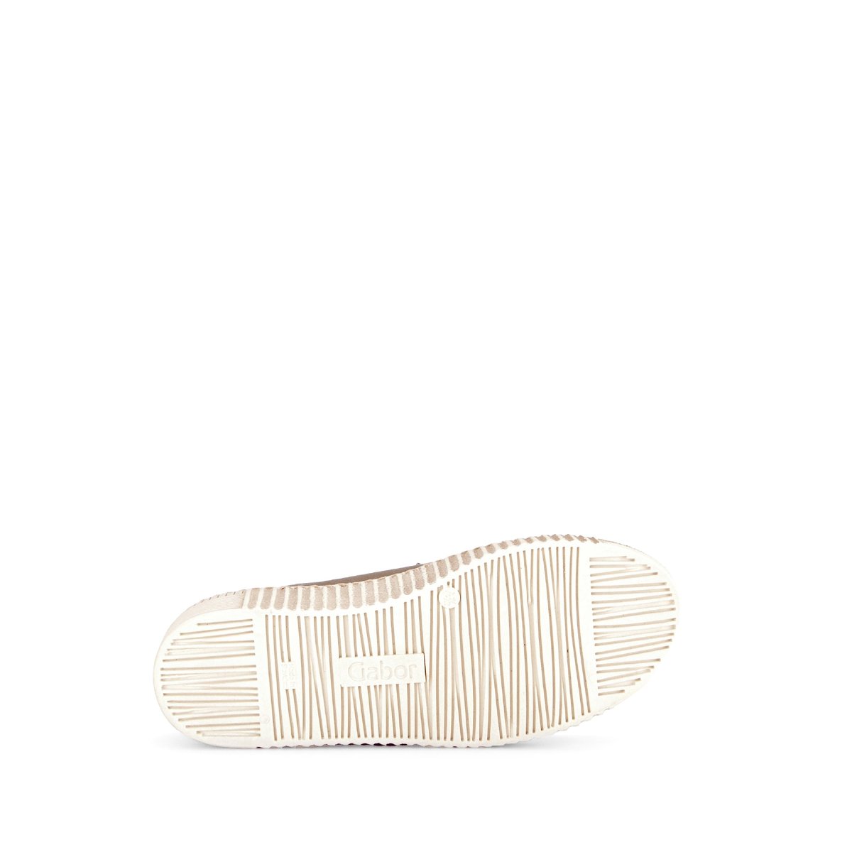 Baskets en cuir lisse à talon compensé poudré, GABOR