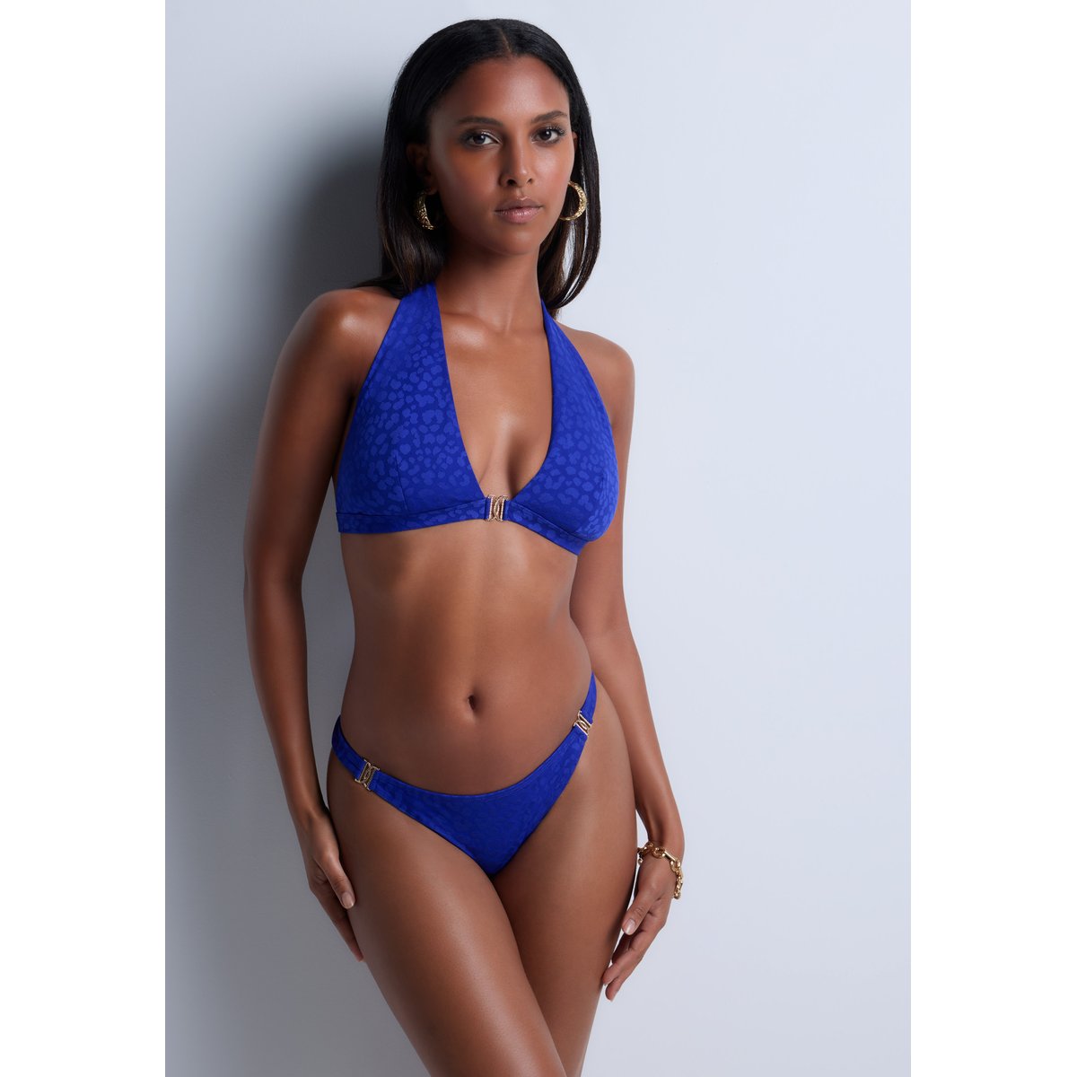 Haut de maillot de bain Triangle Colours Flow bleu, AUBADE