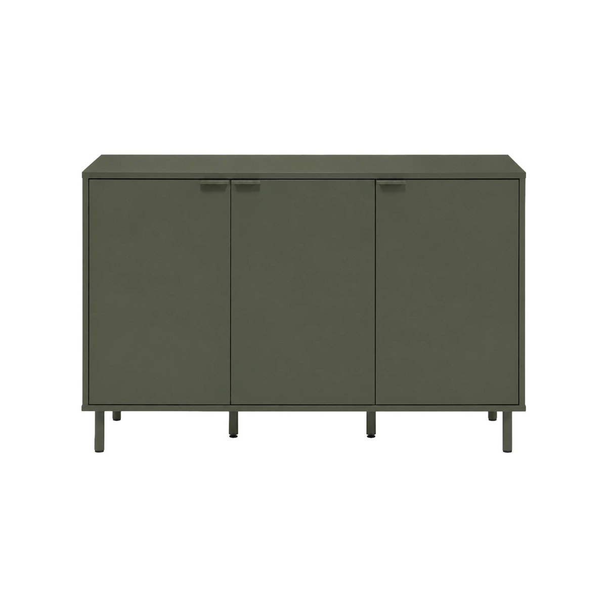 Buffet décor bois et métal 3 portes 120cm ELLIE beige, SWEEEK