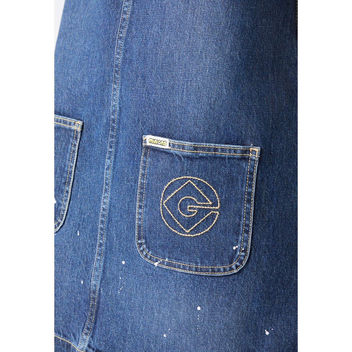 Gj X Minions Robe En Denim bleu, GUESS JEANS