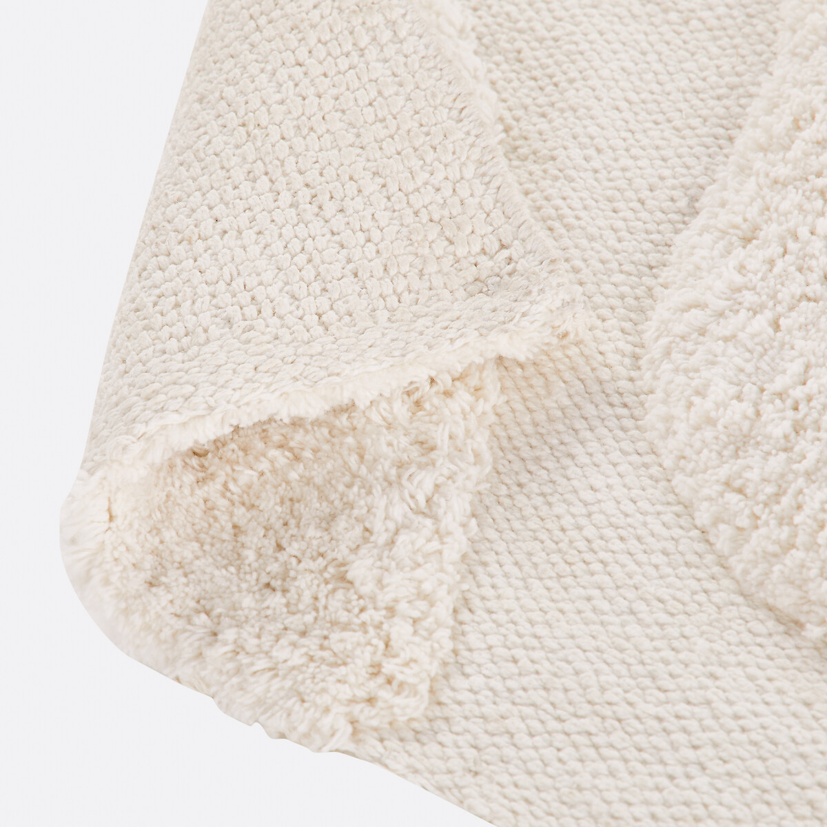 Tapis 100% coton, Limestone ecru, LA REDOUTE INTERIEURS