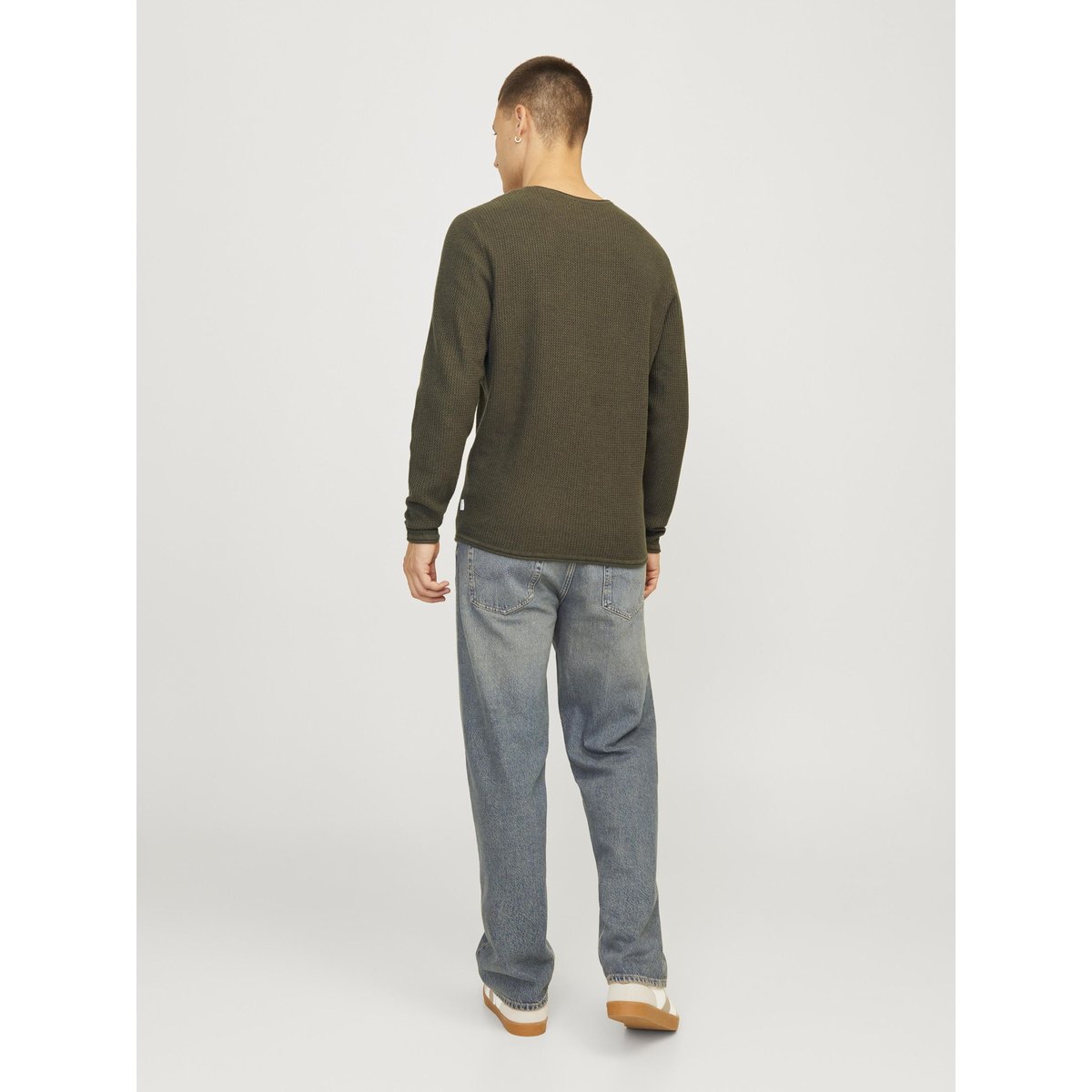 Pull En Maille olive night, JACK & JONES