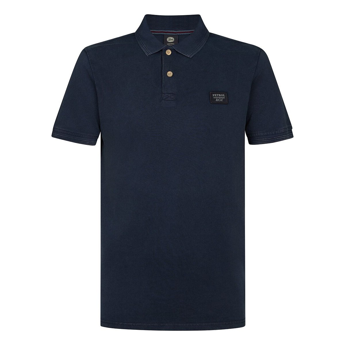 Polo a maniche corte blu marino, PETROL INDUSTRIES