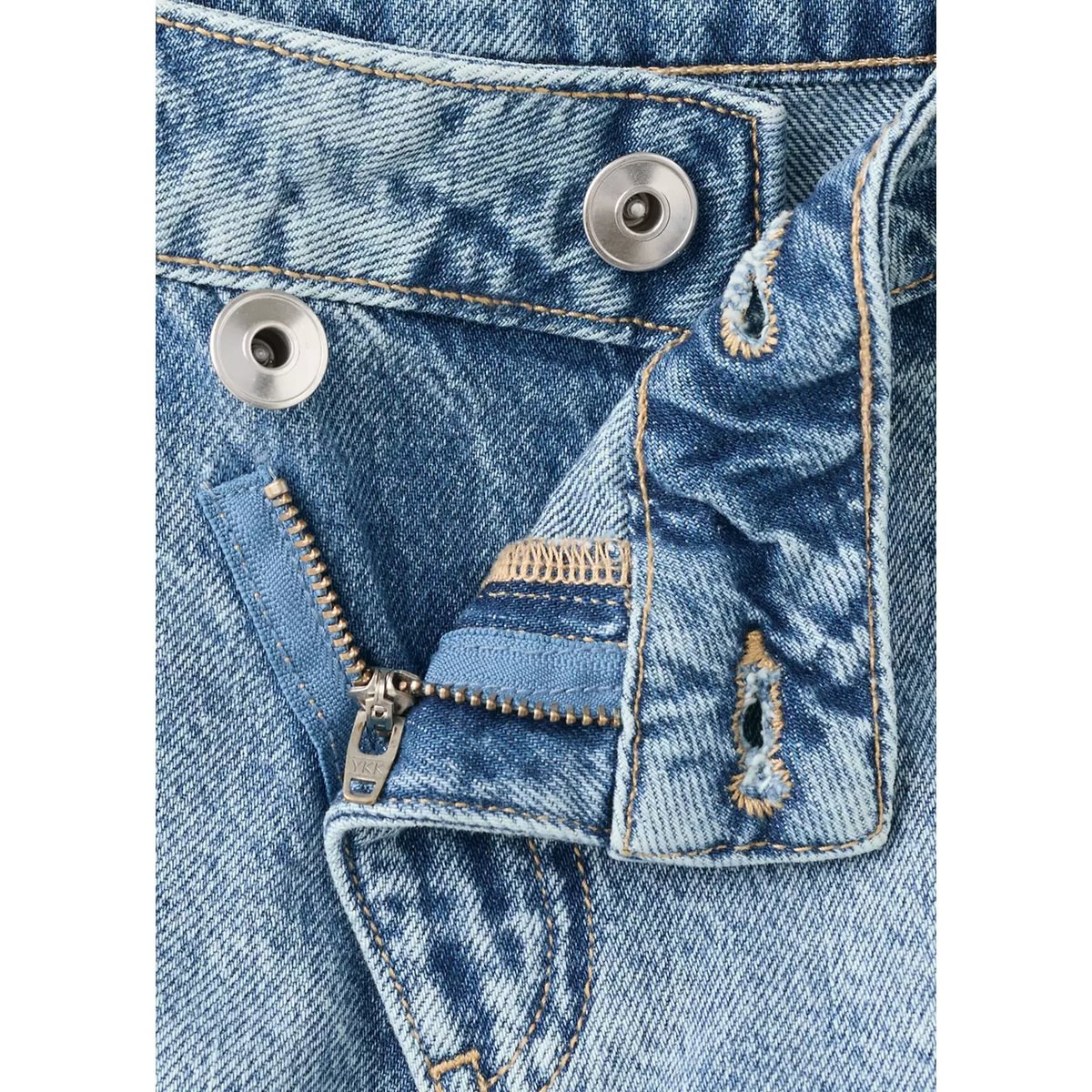 Mini short à taille croisée bleu moyen, MANGO TEEN