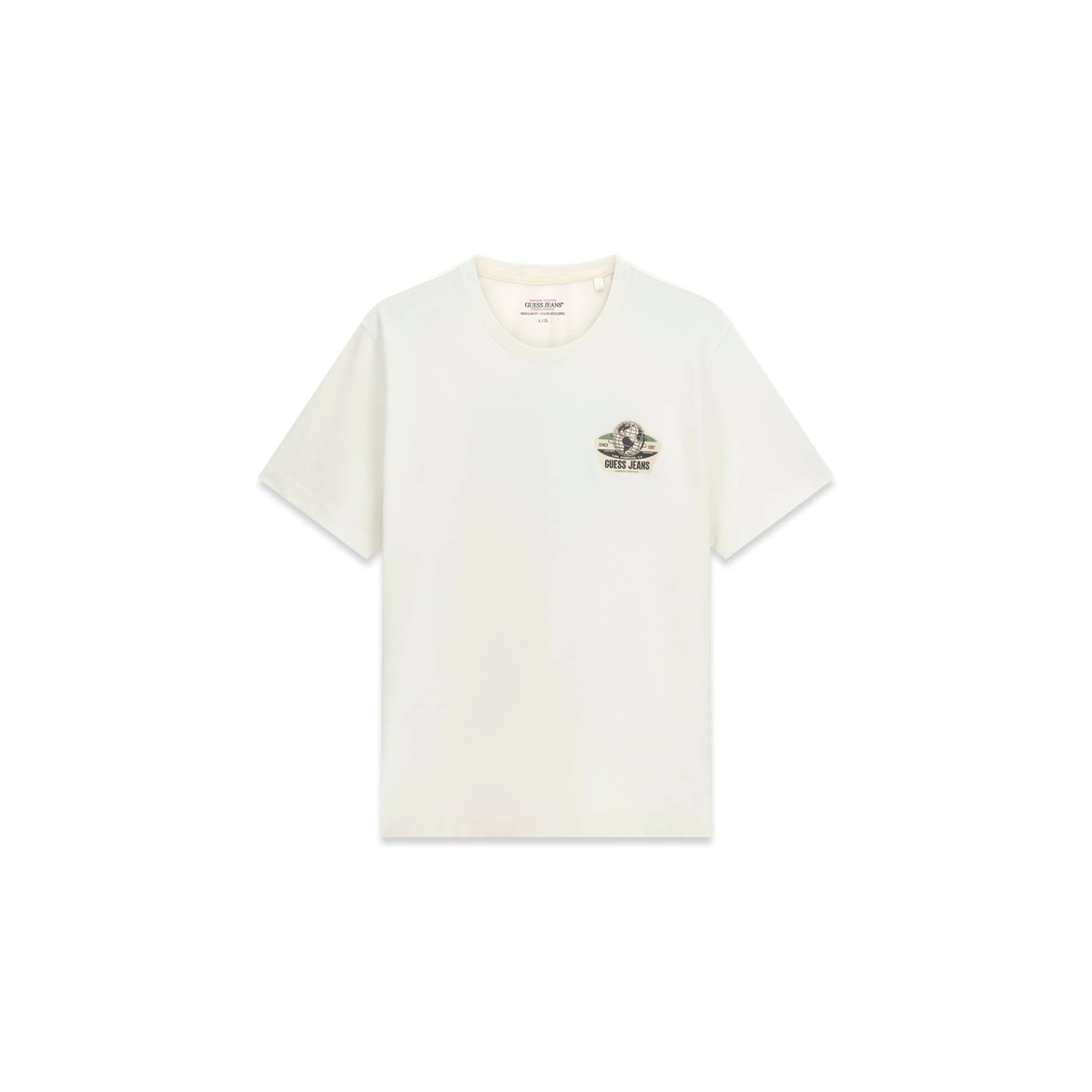 T-Shirt Avec Logo Imprimé blanc, GUESS