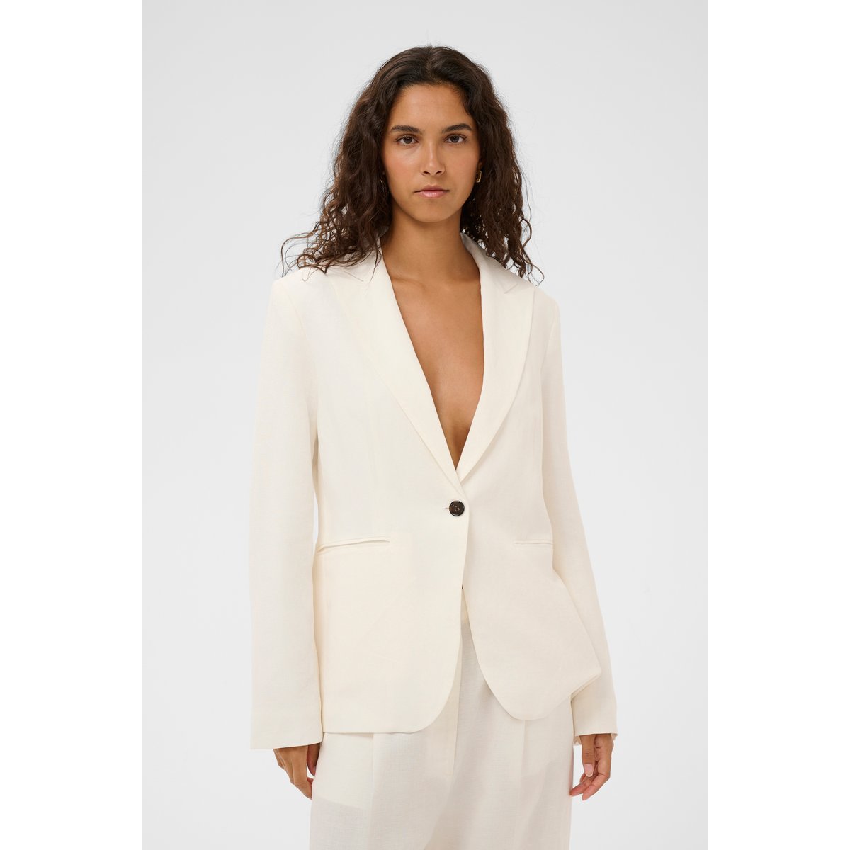 Blazer blanc broken white, SOAKED IN LUXURY