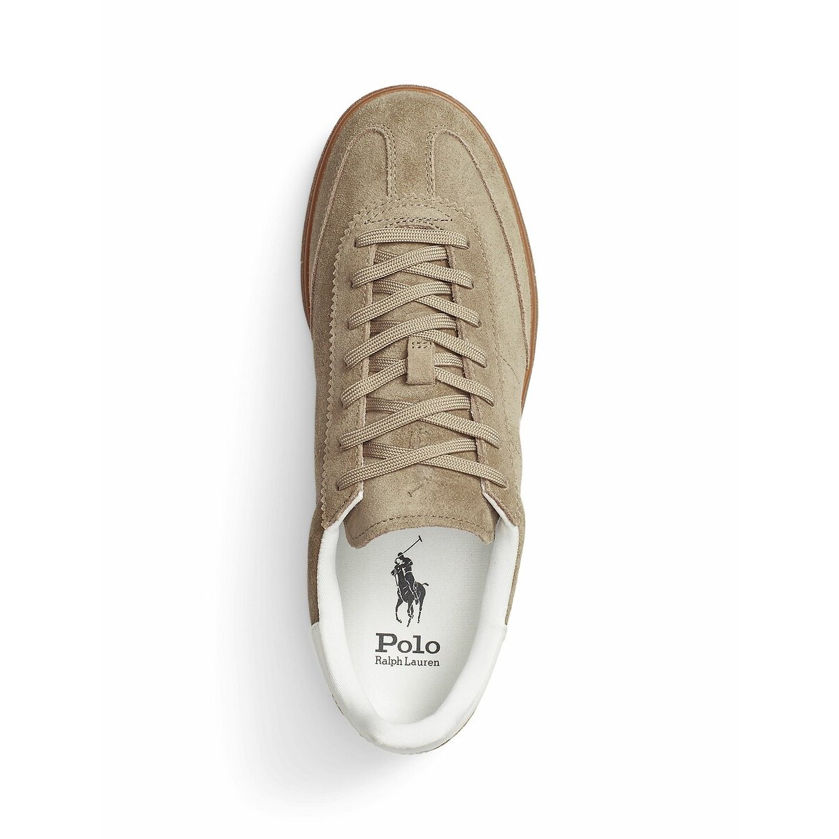 Baskets en cuir suède Bedford PP beige, POLO RALPH LAUREN