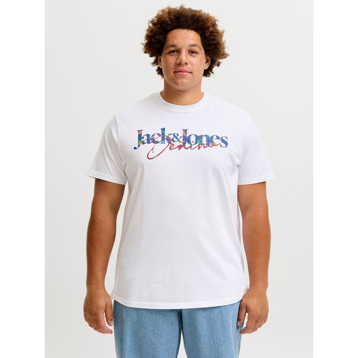 T-Shirt bright white, JACK & JONES