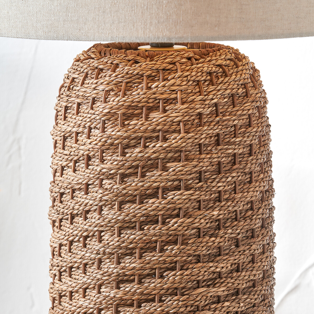 Adrian Woven Seagrass Floor Lamp brown , SO'HOME