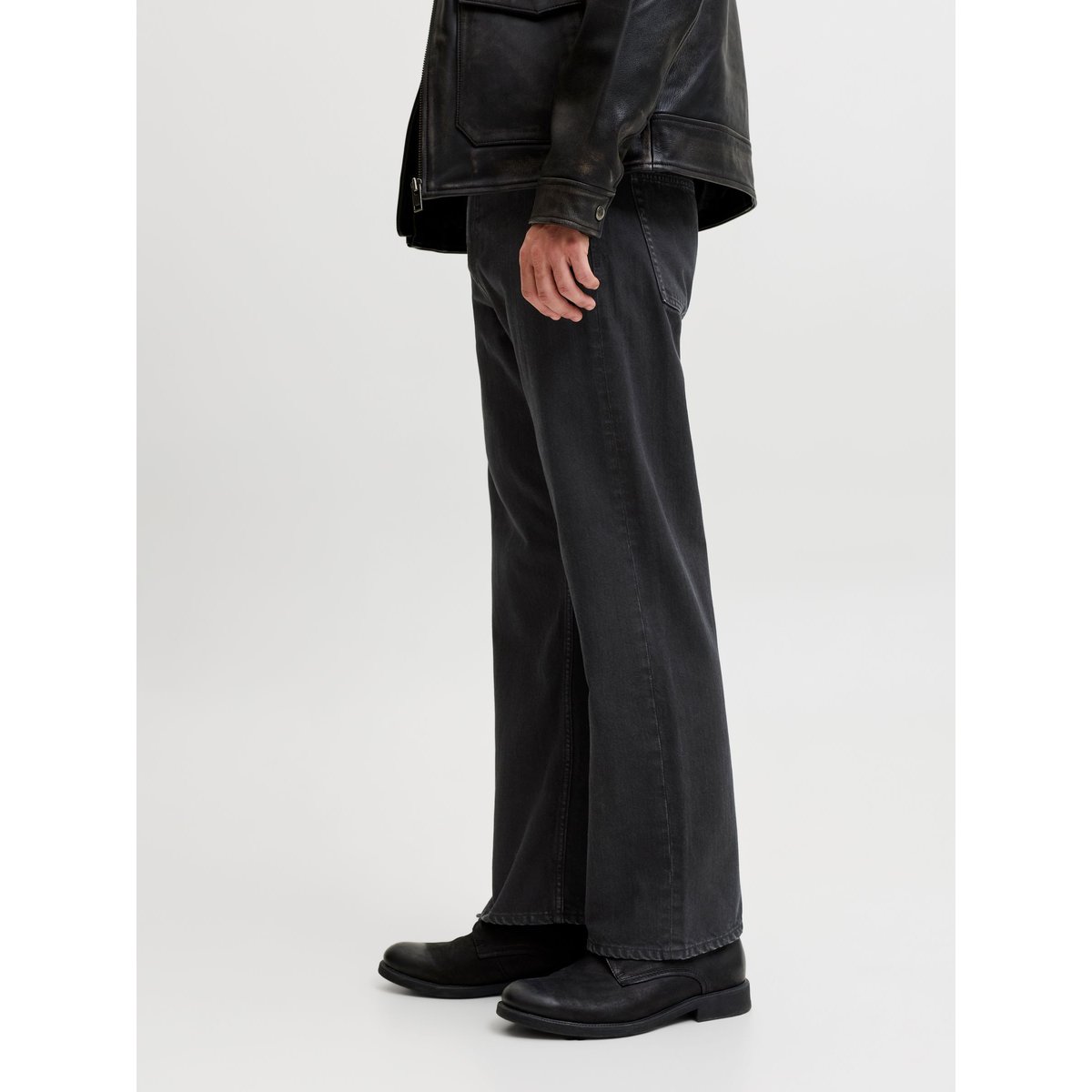 Jean À Coupe Large black denim, JACK & JONES