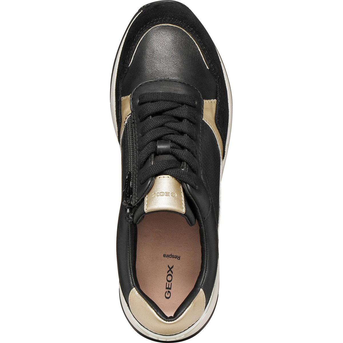 Baskets  D DESYA noir/or clair, GEOX
