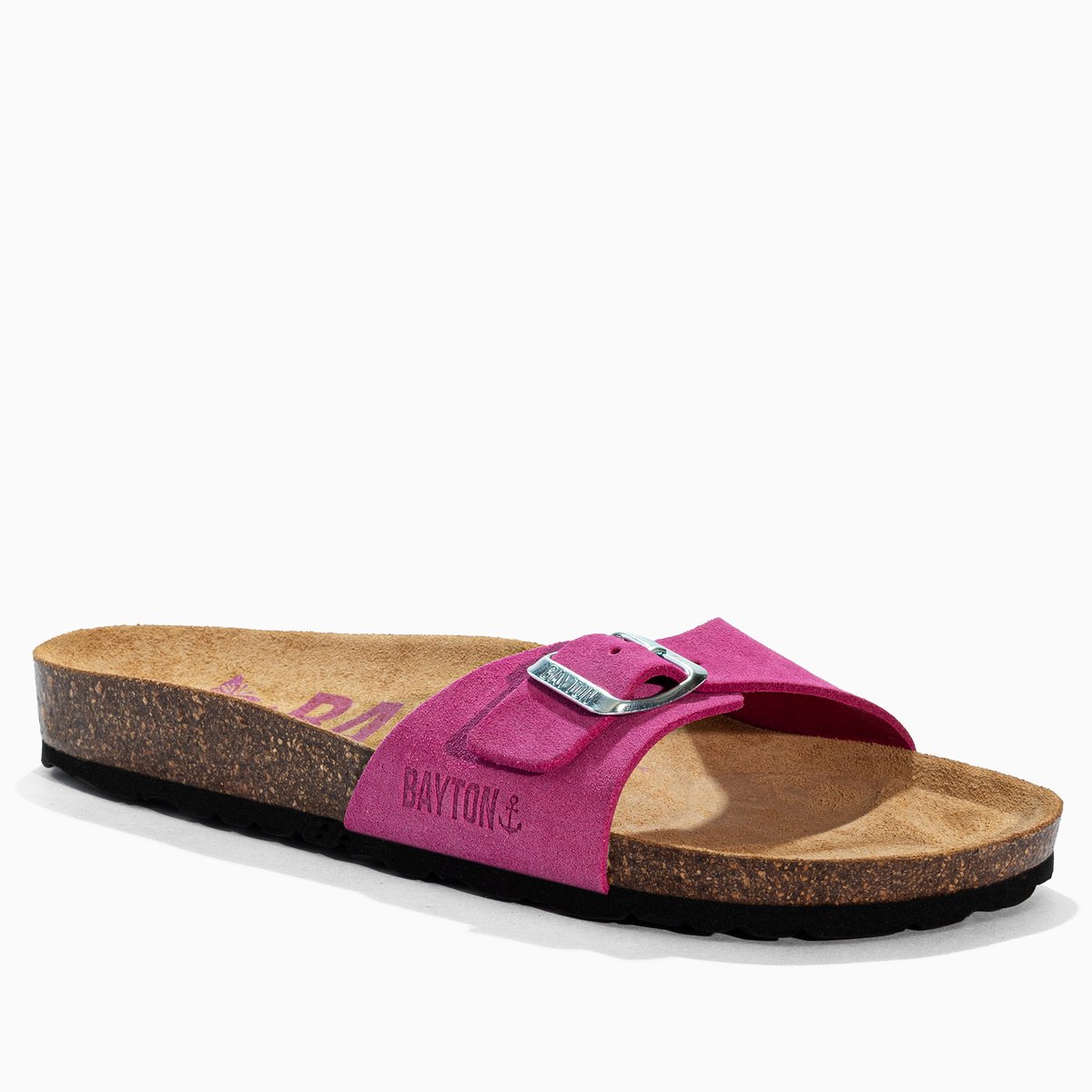 Sandales en cuir suédé ZEPHYR pink, BAYTON