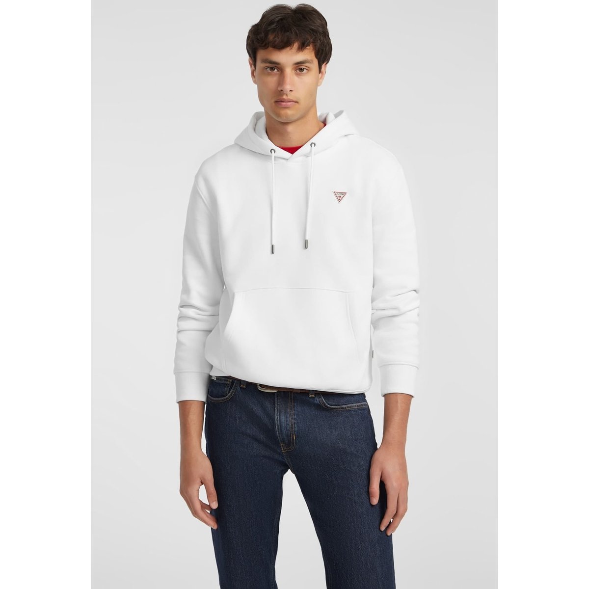 Sweat-Shirt Iconic blanc, GUESS JEANS