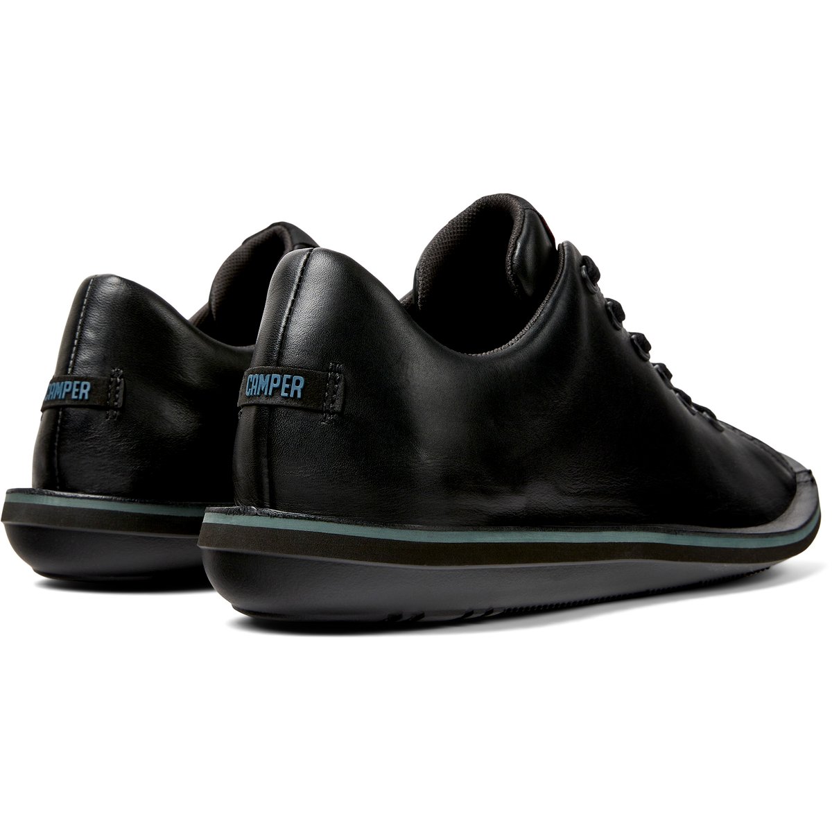 Baskets Cuir Beetle noir, CAMPER