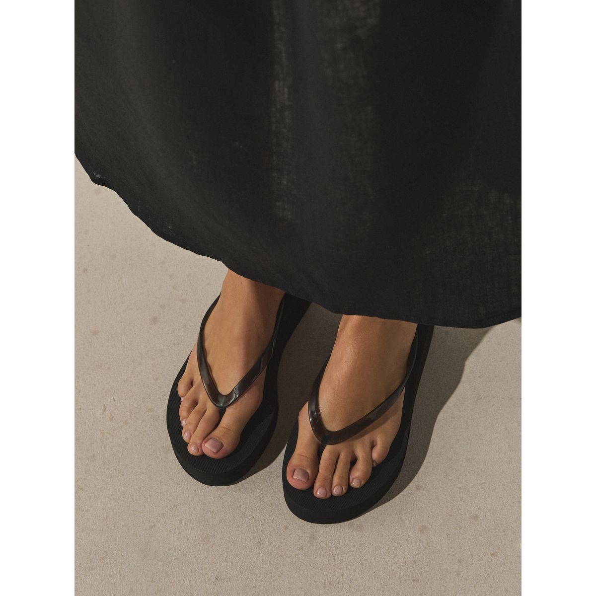 Tongs wede noir, NEXT