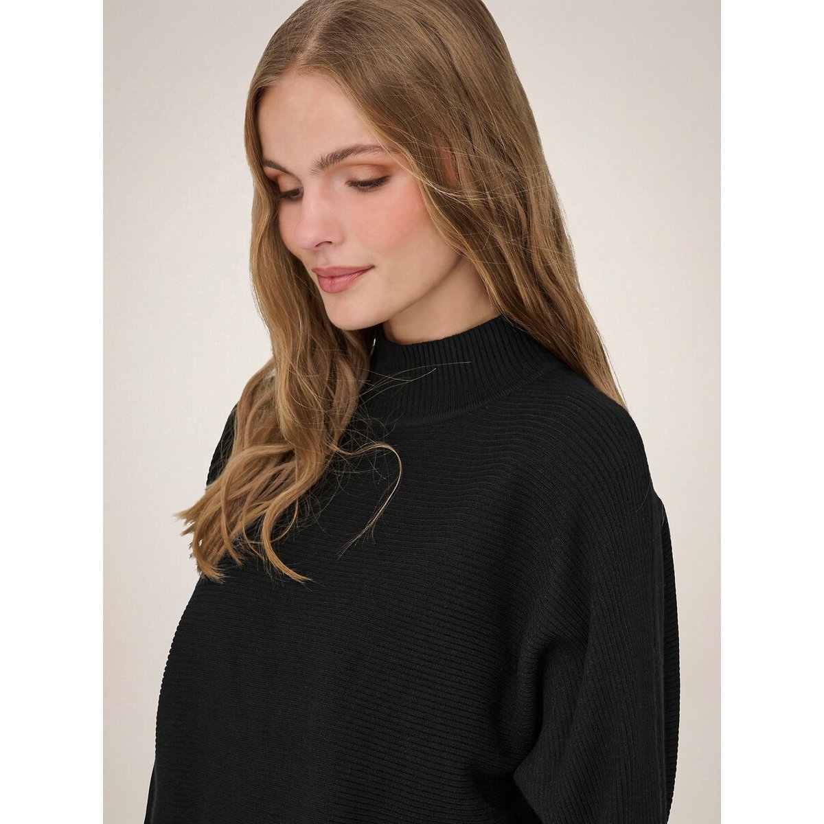 Pull a maniche lunghe dolcevita nero , JDY
