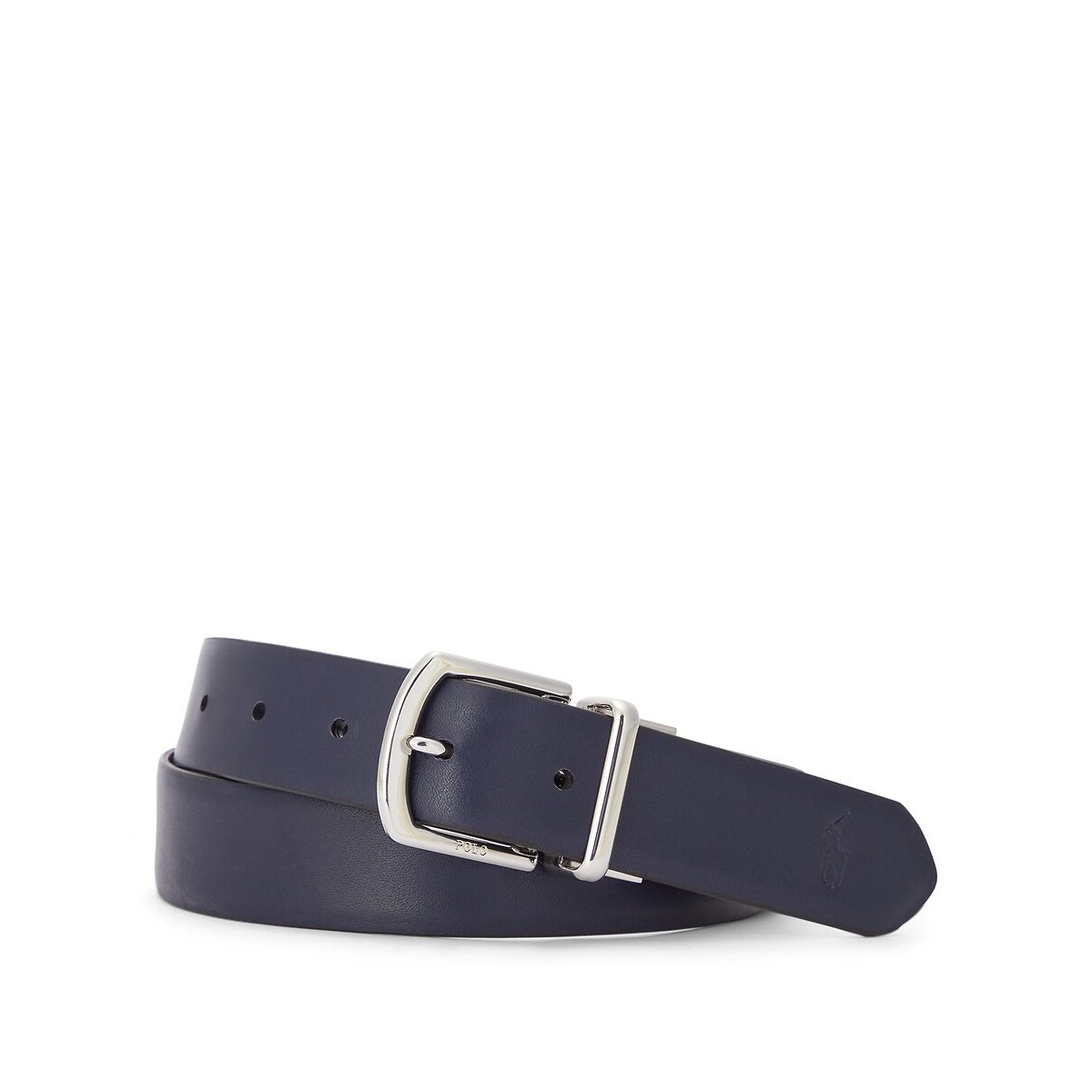 Reversible Shagreen Leather Belt black/navy, POLO RALPH LAUREN
