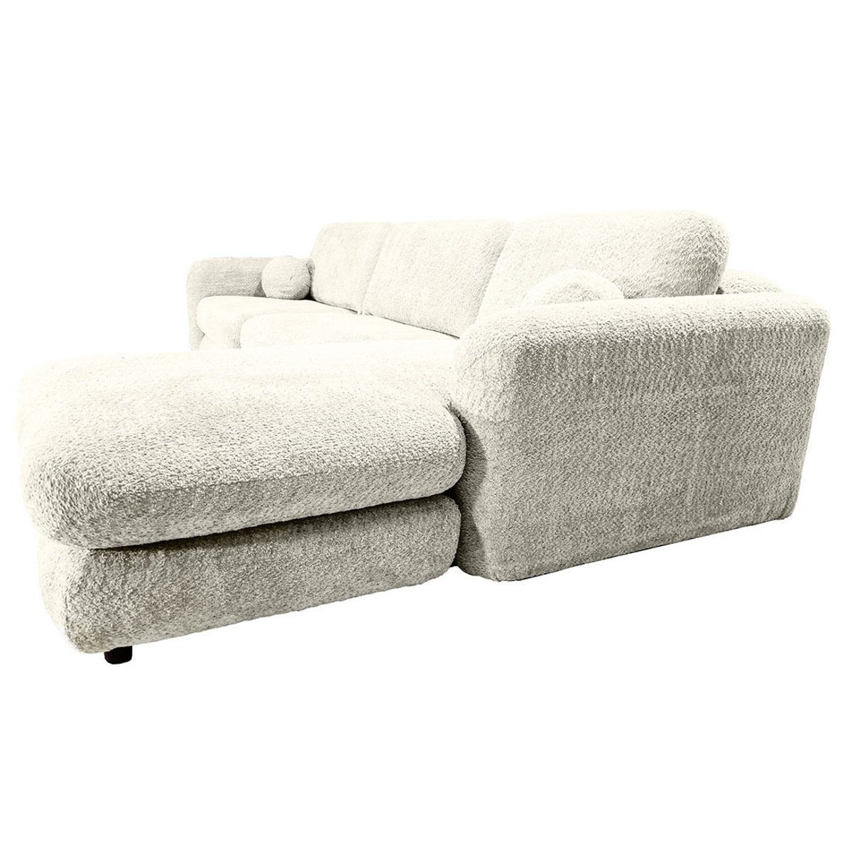 Canapé d'Angle droit 4 places - RACHEL beige, BEST MOBILIER