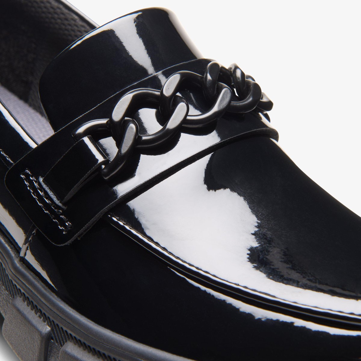 Mocassins Brevet EVYN WALK Y vernis noir, CLARKS