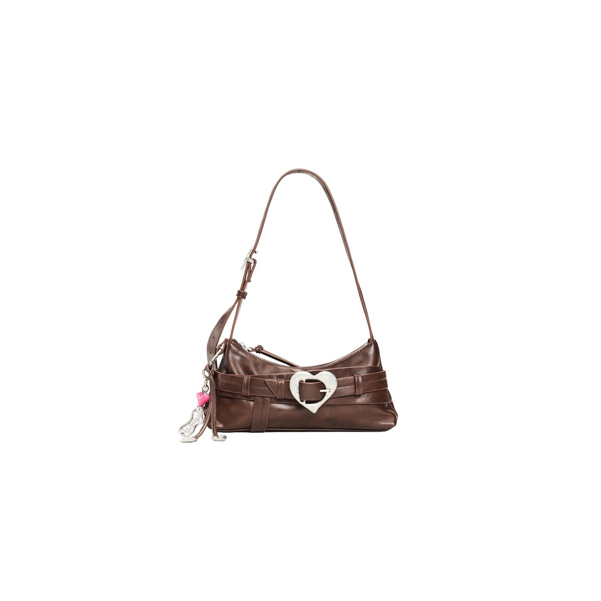 Petit sac bandoulière marron, DESIGUAL