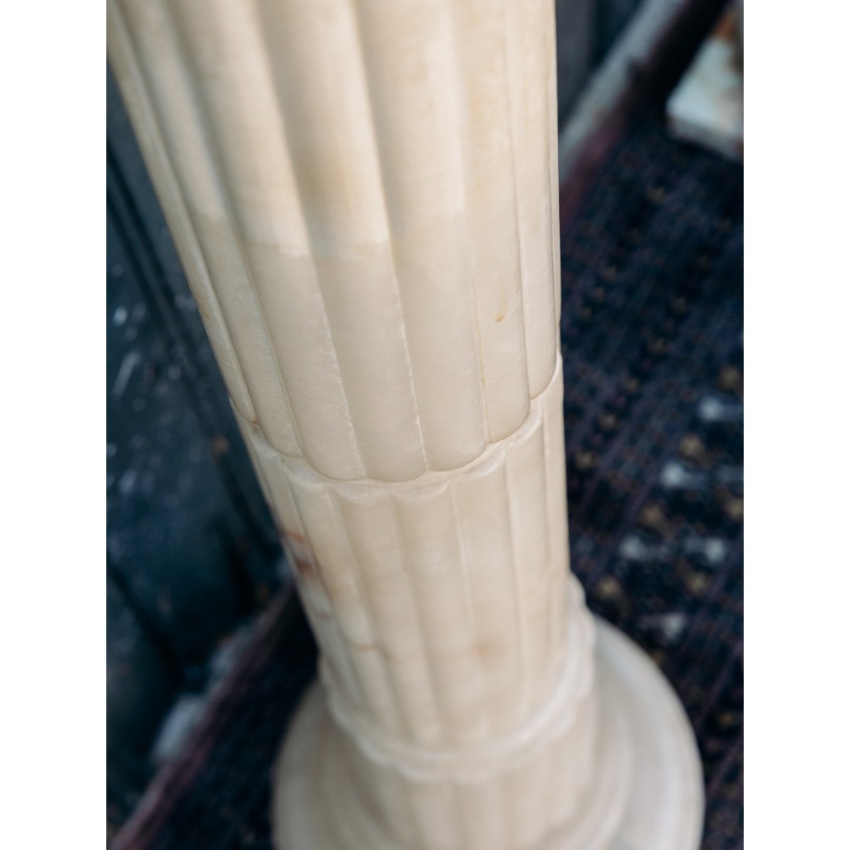 Colonne lumineuse Hanna N°296 - Bon état blanc, DEBONGOUT