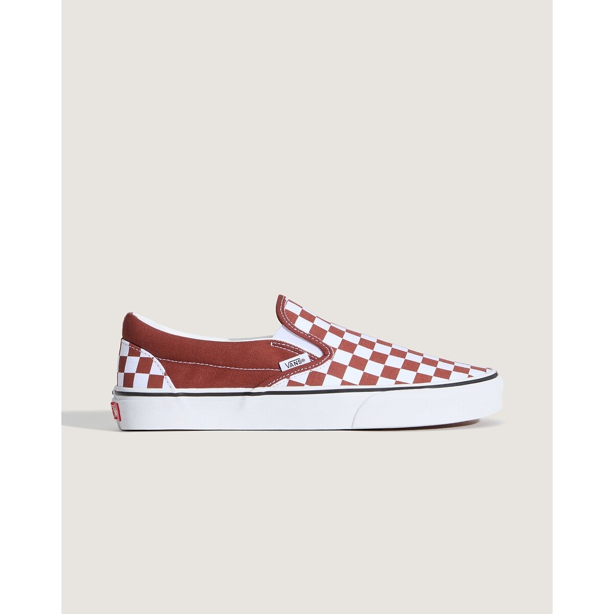 Baskets CLASSIC SLIP-ON bordeaux/blanc, VANS