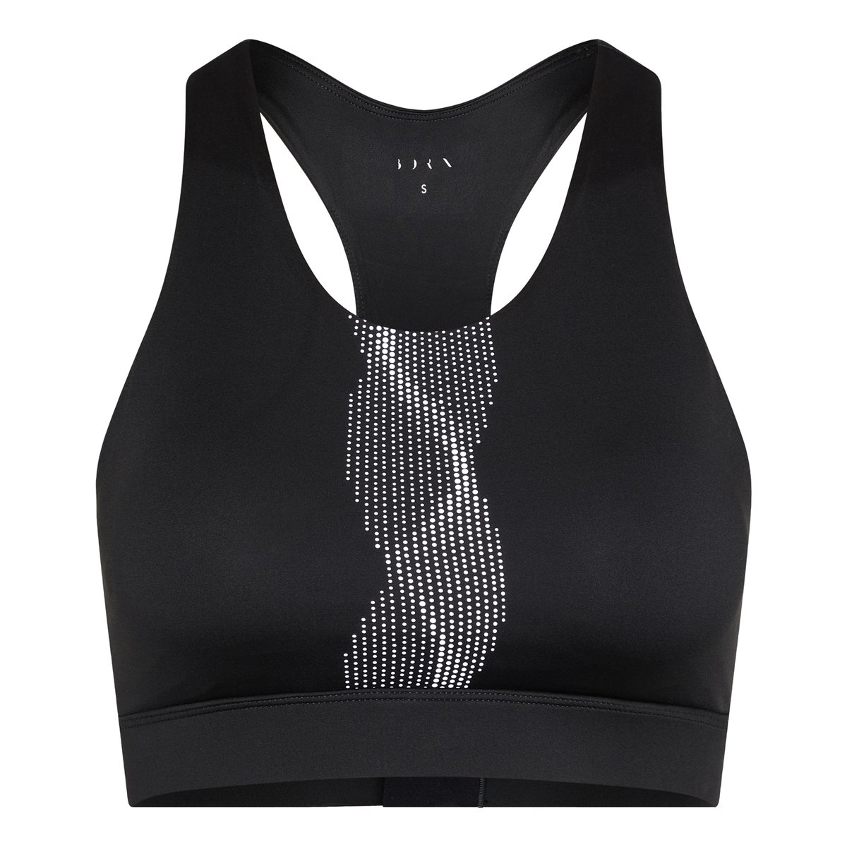 Brassière de Sport Performance Fixation Moyenne KISHI noir, BORN