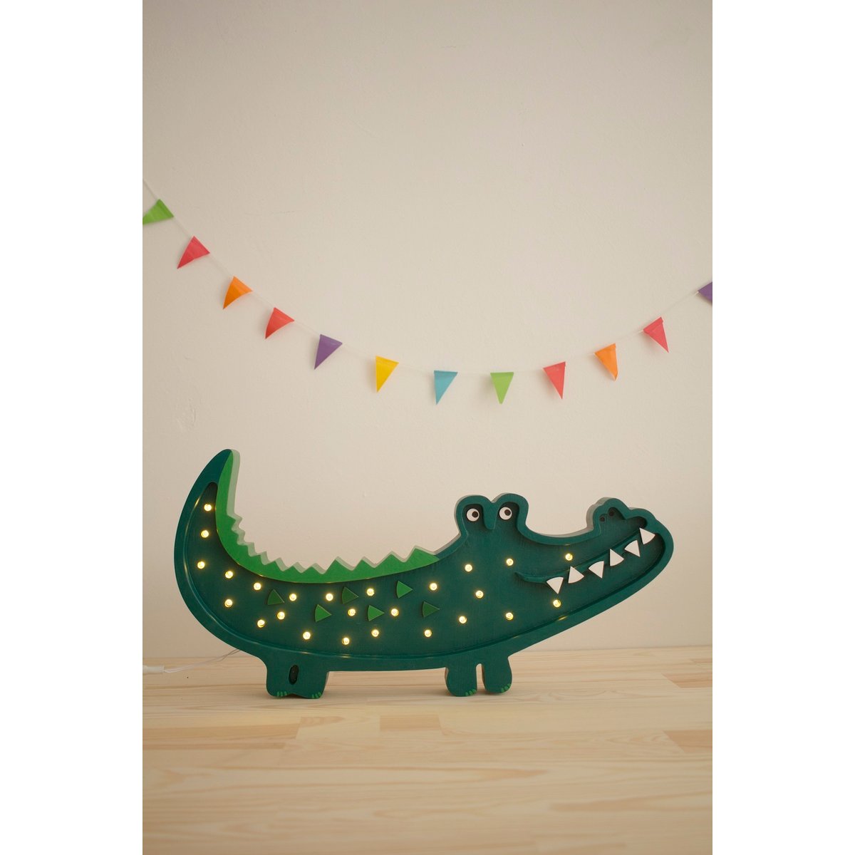 Lampe Veilleuse Crocodile beige, LITTLE LIGHTS