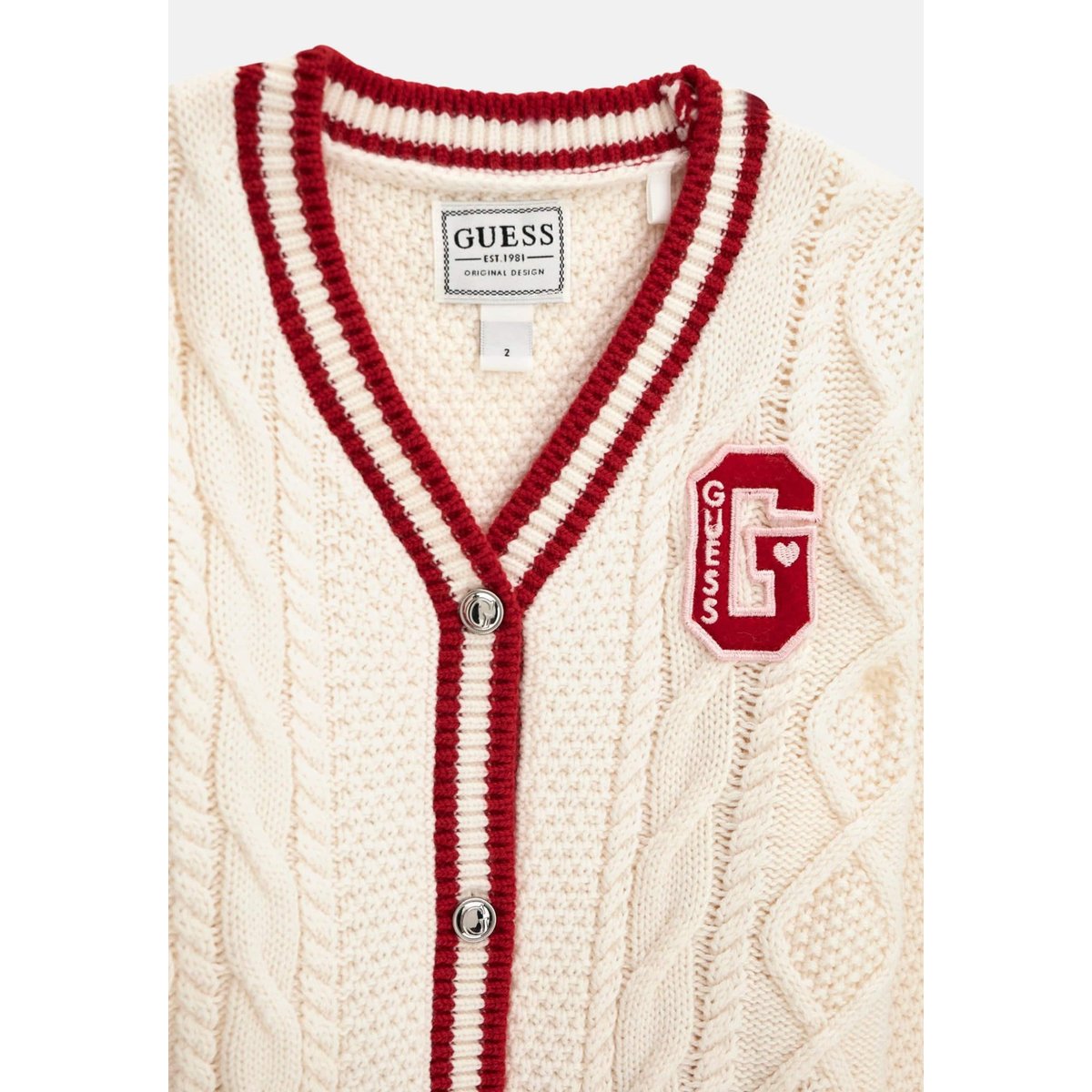 Cardigan En Mélange De Laine crème, GUESS KIDS