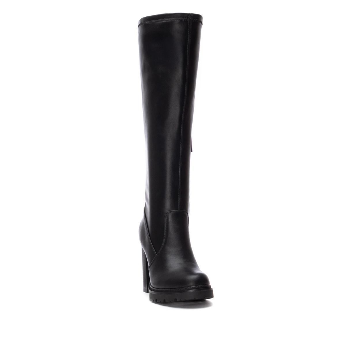 Botte Talon Décontractée Fermeture éclair noir, REFRESH