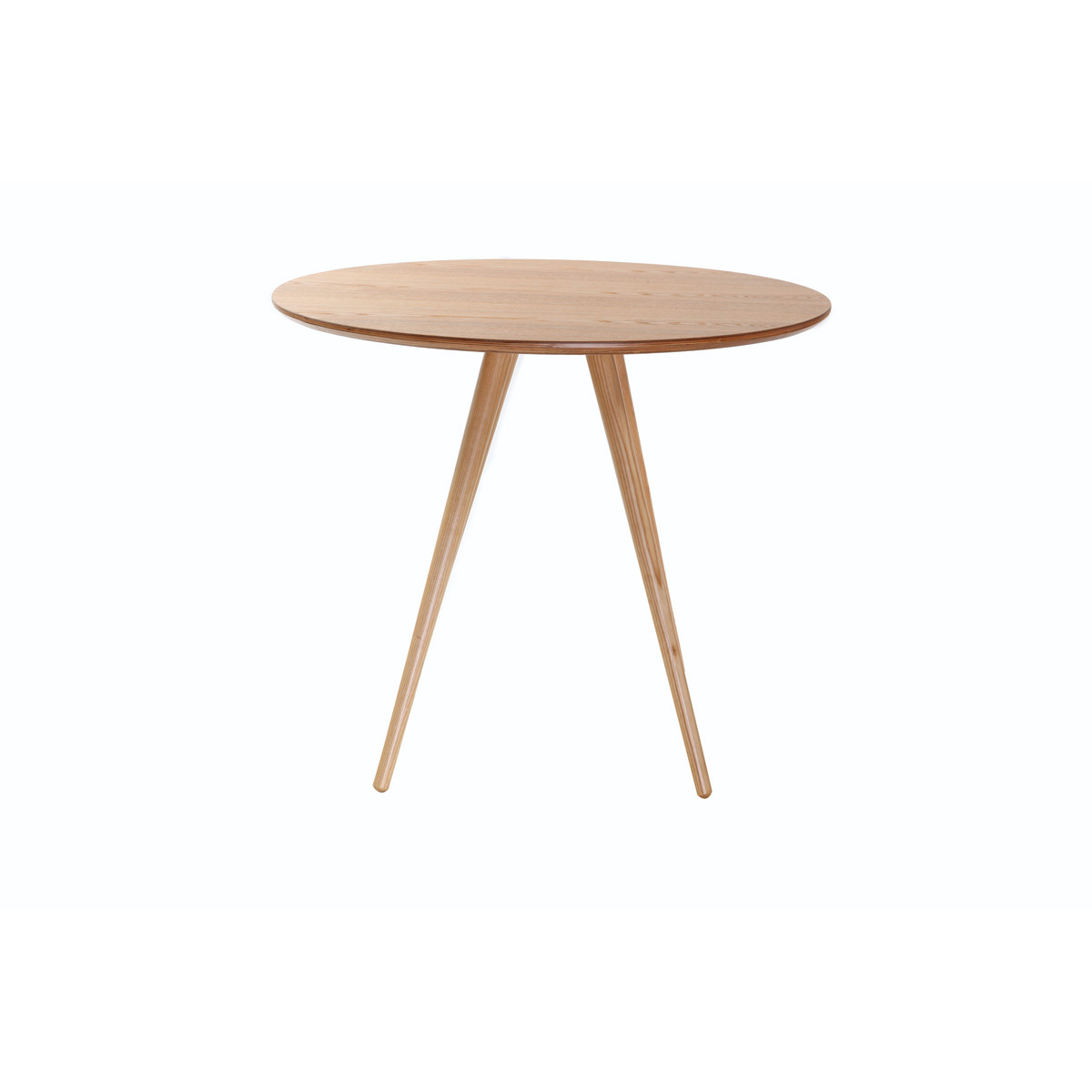 Table à manger design ronde fixe D90 ARTIK naturel, MILIBOO