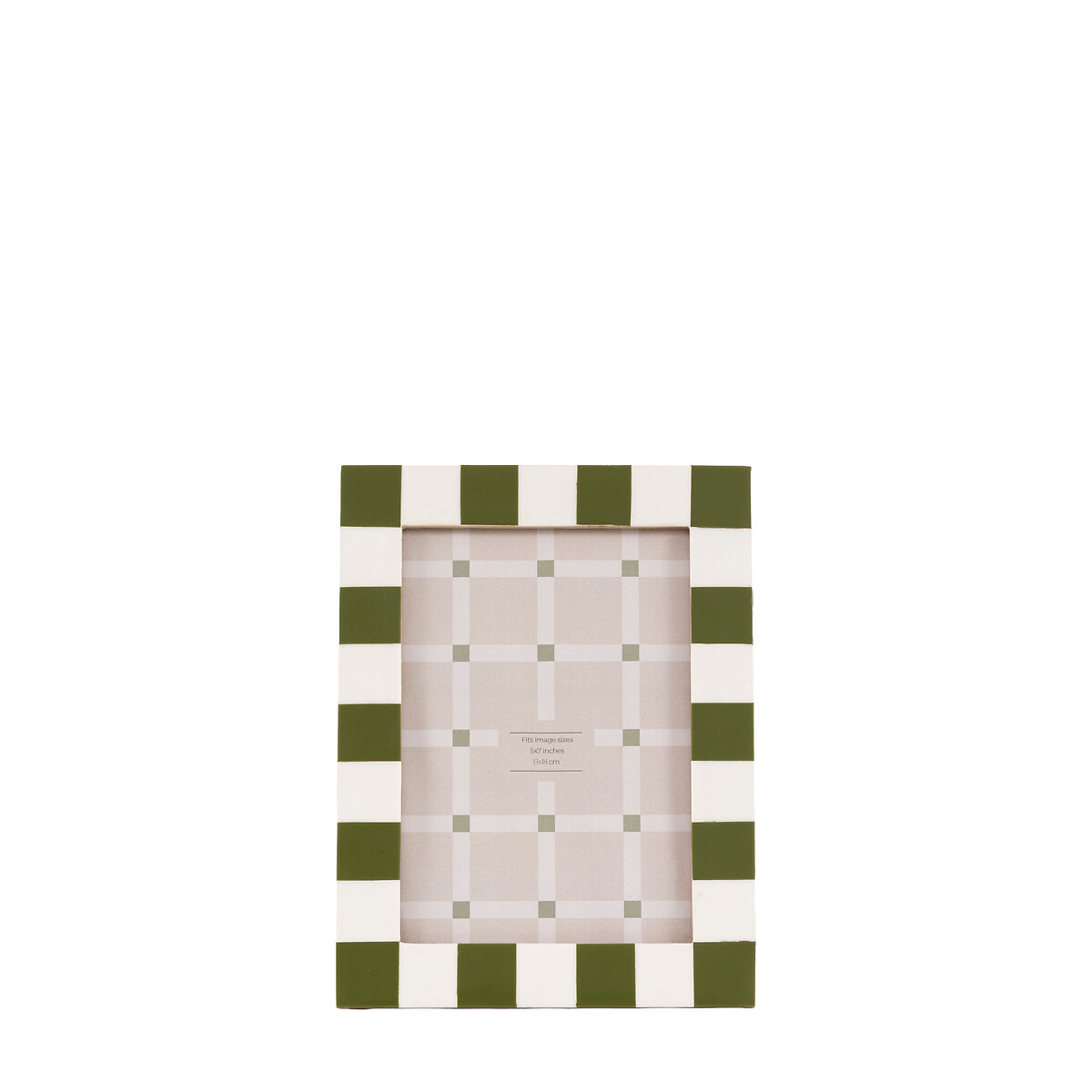 5x7" Caino Checkerboard Photoframe green, ÉDITÉ