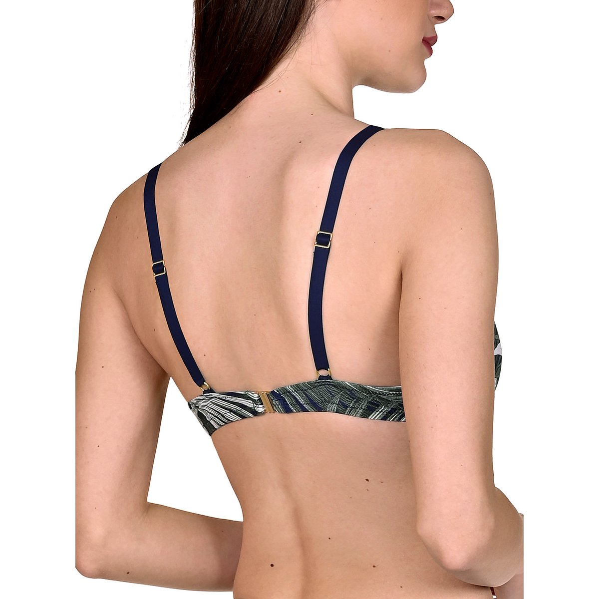 Haut maillot de bain armaturé Buenos Aires bleu, LISCA