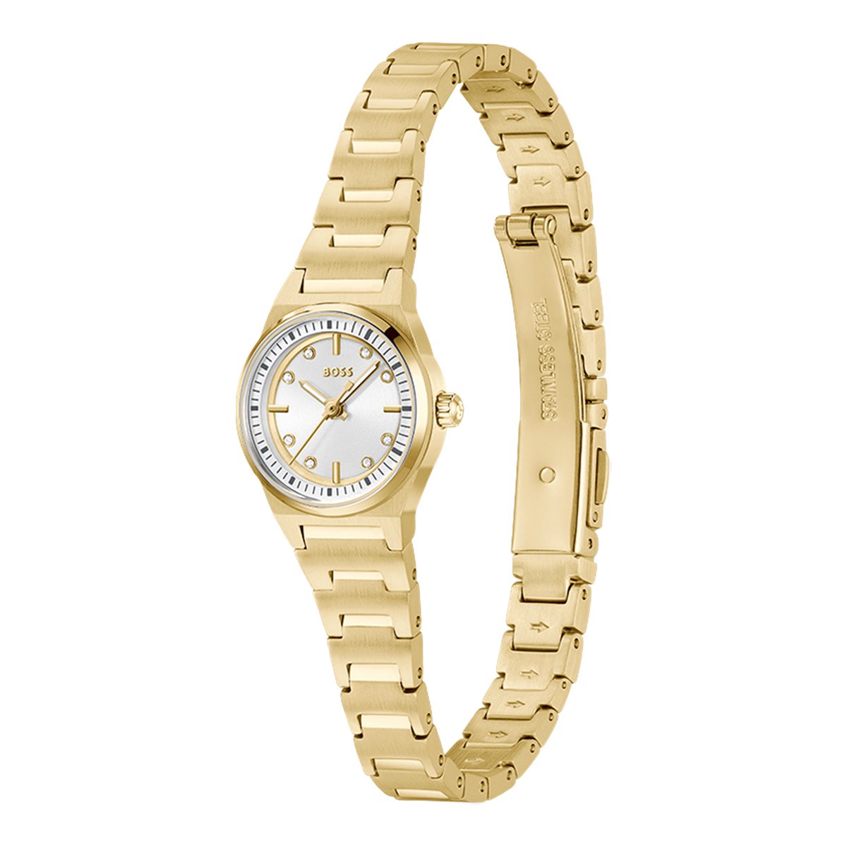 Montre Analogique CANDOR doré blanc doré, BOSS