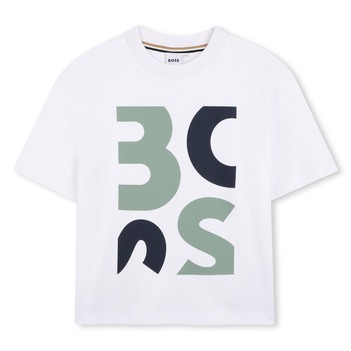 Tee-shirt manches courtes blanc, BOSS KIDSWEAR