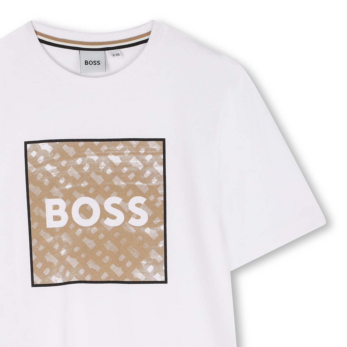 T-shirts à manches courtes blanc, BOSS KIDSWEAR