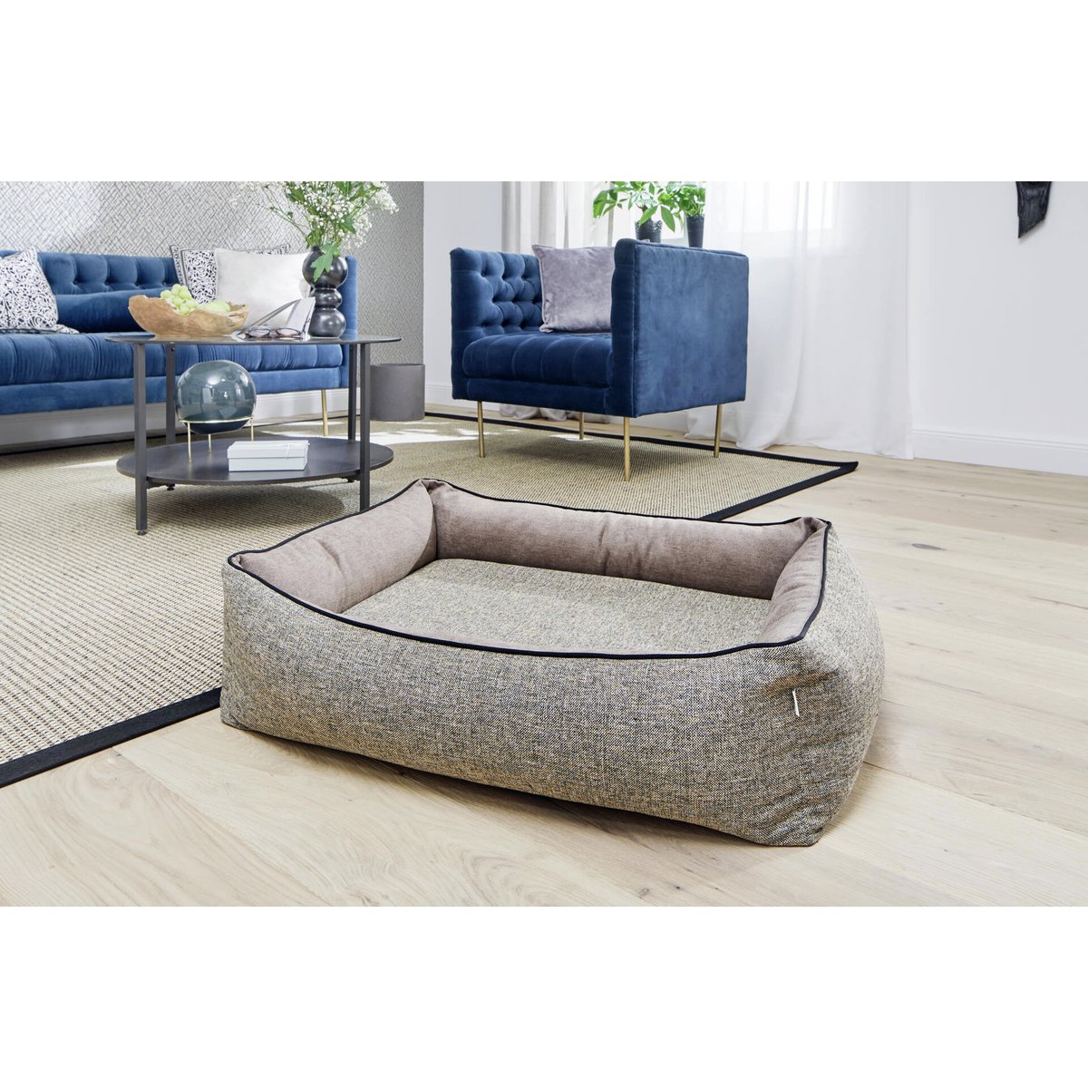 Panier design pour chiens SCALA marron, LABONI